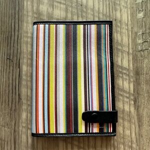 Paul Smith striped passport cover wallet (extremely slightly used, unisex)